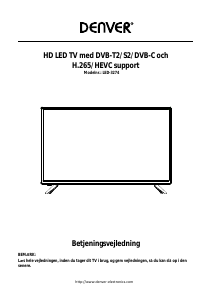 Brugsanvisning Denver LED-3274 LED TV