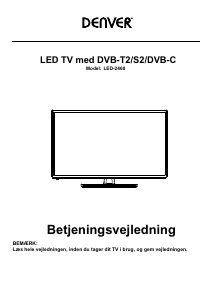 Brugsanvisning Denver LED-2468 LED TV