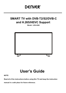 Handleiding Denver LDS-4368 LED televisie