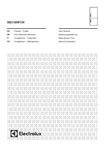 Mode d’emploi Electrolux SB318NFCN Réfrigérateur combiné