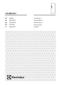 Manual Electrolux LRC5ME38X1 Refrigerator