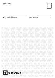 Használati útmutató Electrolux EEG62310L Mosogatógép