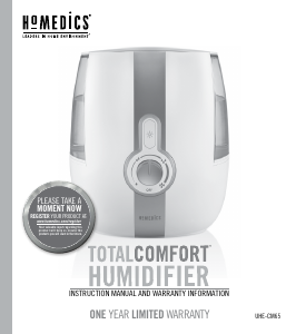 Manual de uso Homedics UHE-CM65 Humidificador