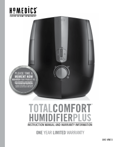 Manual de uso Homedics UHE-WM15 Humidificador