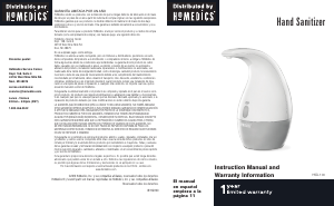 Manual de uso Homedics HSD-100 Dispensador de jabón