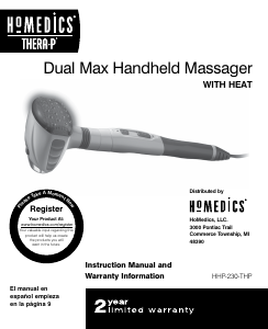 Handleiding Homedics HHP-230-THP Massageapparaat