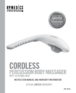 Manual Homedics HHP-405HJ Massage Device