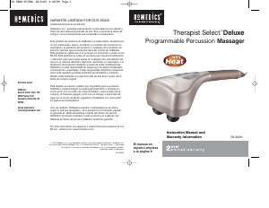 Handleiding Homedics PA-300H Massageapparaat