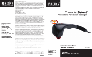 Manual Homedics PA-1HWA Massage Device