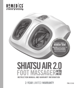 Mode d’emploi Homedics FMS-351H Shiatsu Appareil de massage