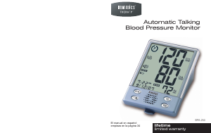 Manual Homedics BPA-250B2 Blood Pressure Monitor