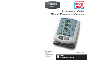Manual Homedics BPW-051-DDM Blood Pressure Monitor