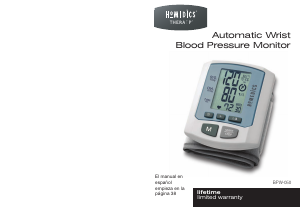 Manual Homedics BPW-050 Blood Pressure Monitor