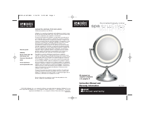 Manual Homedics M-7001 Mirror