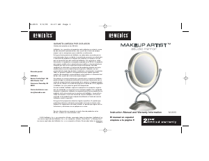 Manual Homedics M-9015 Mirror