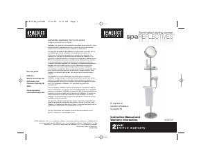 Manual de uso Homedics M-8101F Espejo