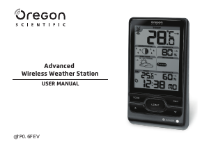 Manual Oregon BAR 208HGX Weather Station