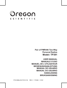Manuale Oregon TP391 Ricetrasmittente