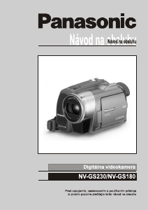 Návod Panasonic NV-GS230EP Videokamera