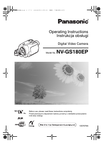 Manual Panasonic NV-GS180EP Camcorder