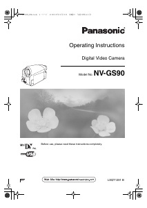 Manual Panasonic NV-GS90EB Camcorder