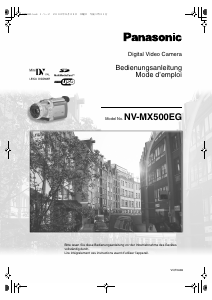 Bedienungsanleitung Panasonic NV-MX500EG Camcorder