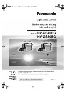 Mode d’emploi Panasonic NV-GS50EG Caméscope