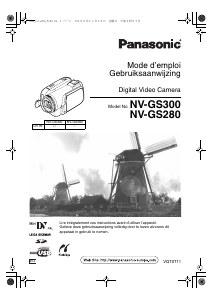 Mode d’emploi Panasonic NV-GS280 Caméscope