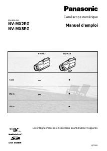 Mode d’emploi Panasonic NV-MX8EG Caméscope