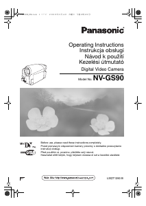 Instrukcja Panasonic NV-GS90 Kamera