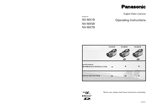 Manual Panasonic NV-MX3A Camcorder