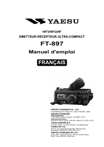 Mode d’emploi Yaesu FT-897 Émetteur-récepteur