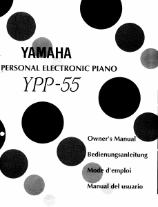Mode d’emploi Yamaha YPP-55 Piano numérique