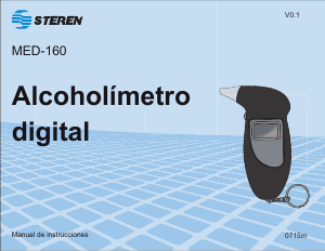 Manual de uso Steren MED-160 Alcoholímetro