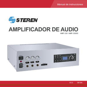 Manual de uso Steren AMP-120SD Amplificador