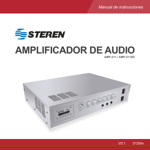 Manual de uso Steren AMP-211SD Amplificador