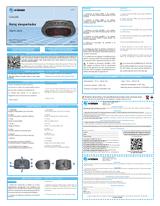 Manual de uso Steren CLK-200 Despertador