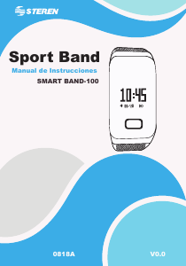 Manual de uso Steren SMART BAND-100 Rastreador de actividad