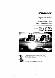 Handleiding Panasonic NV-GS40EG Camcorder
