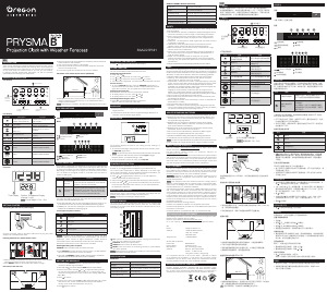 说明书 Oregon BAA 223PNH 气象站