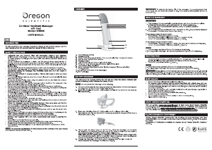Manual de uso Oregon WS906 Masajeador