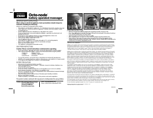 Handleiding Homedics NOV-36 Massageapparaat