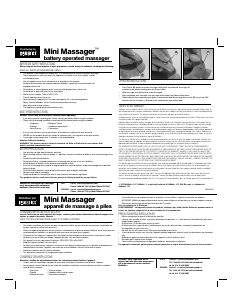 Handleiding Homedics NOV30 Massageapparaat