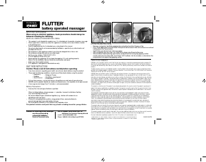 Manual de uso Homedics NOV109CTM Masajeador