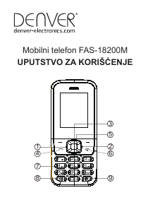 Priručnik Denver FAS-18100M Mobilni telefon
