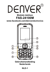 Handleiding Denver FAS-24100M Mobiele telefoon