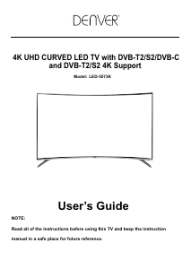 Handleiding Denver LED-5573K LED televisie