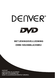 Brugsanvisning Denver DWM-100USBBLACKMK2 DVD afspiller