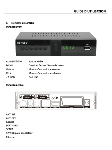 Mode d’emploi Denver DTB-138 Récepteur numérique