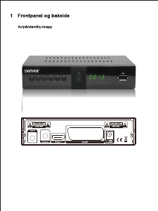 Brugsanvisning Denver DVBS-205HDMK2 Digital receiver